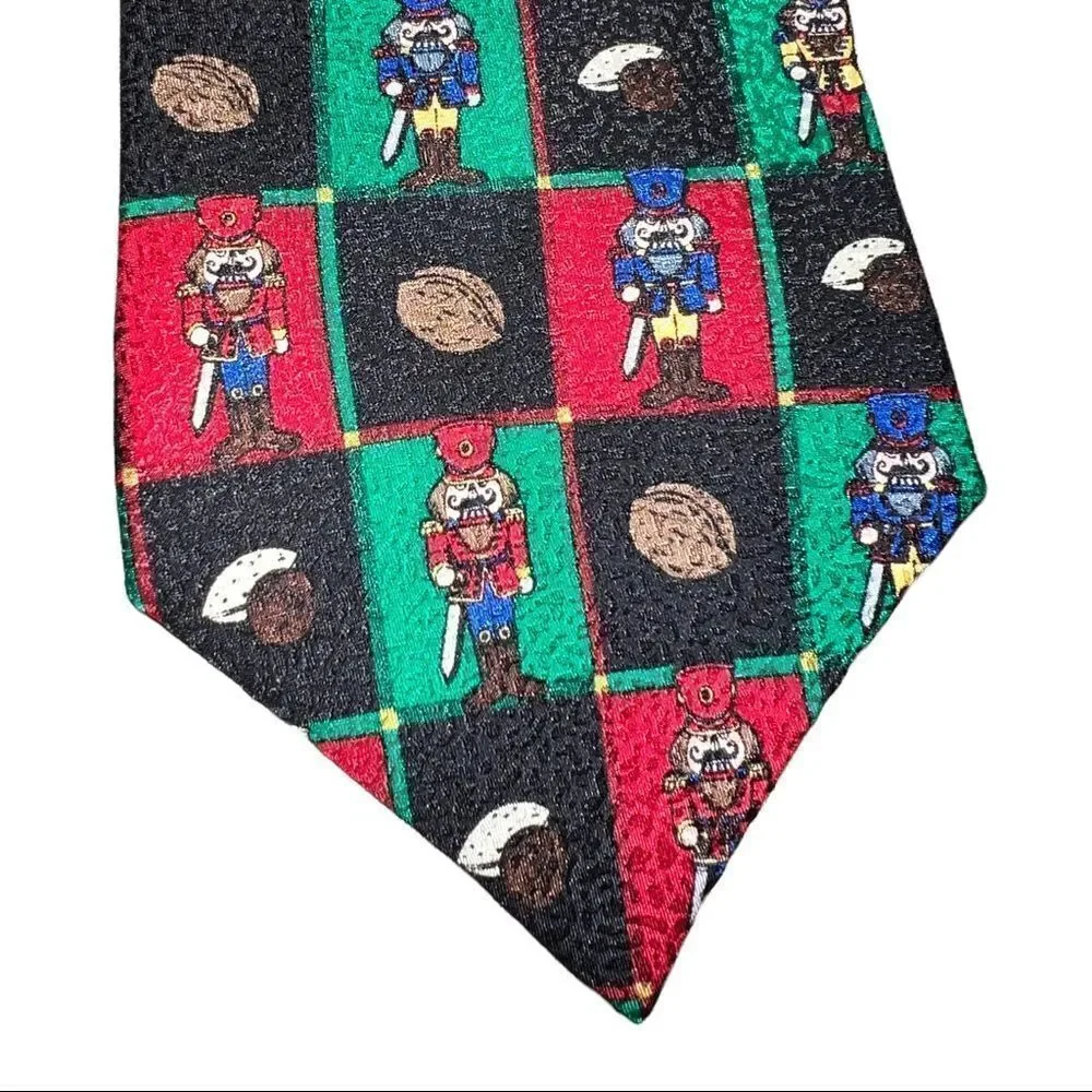 VTG 1998 RM Holidays Silk Nutcracker‎ Christmas Tie Made in USA